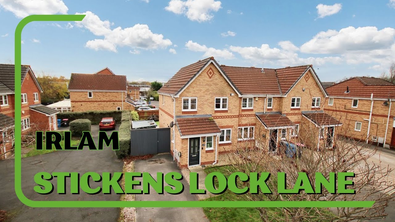 Stickens Lock Lane, Irlam - Property Tour - Three Bed - Conservatory £275,000