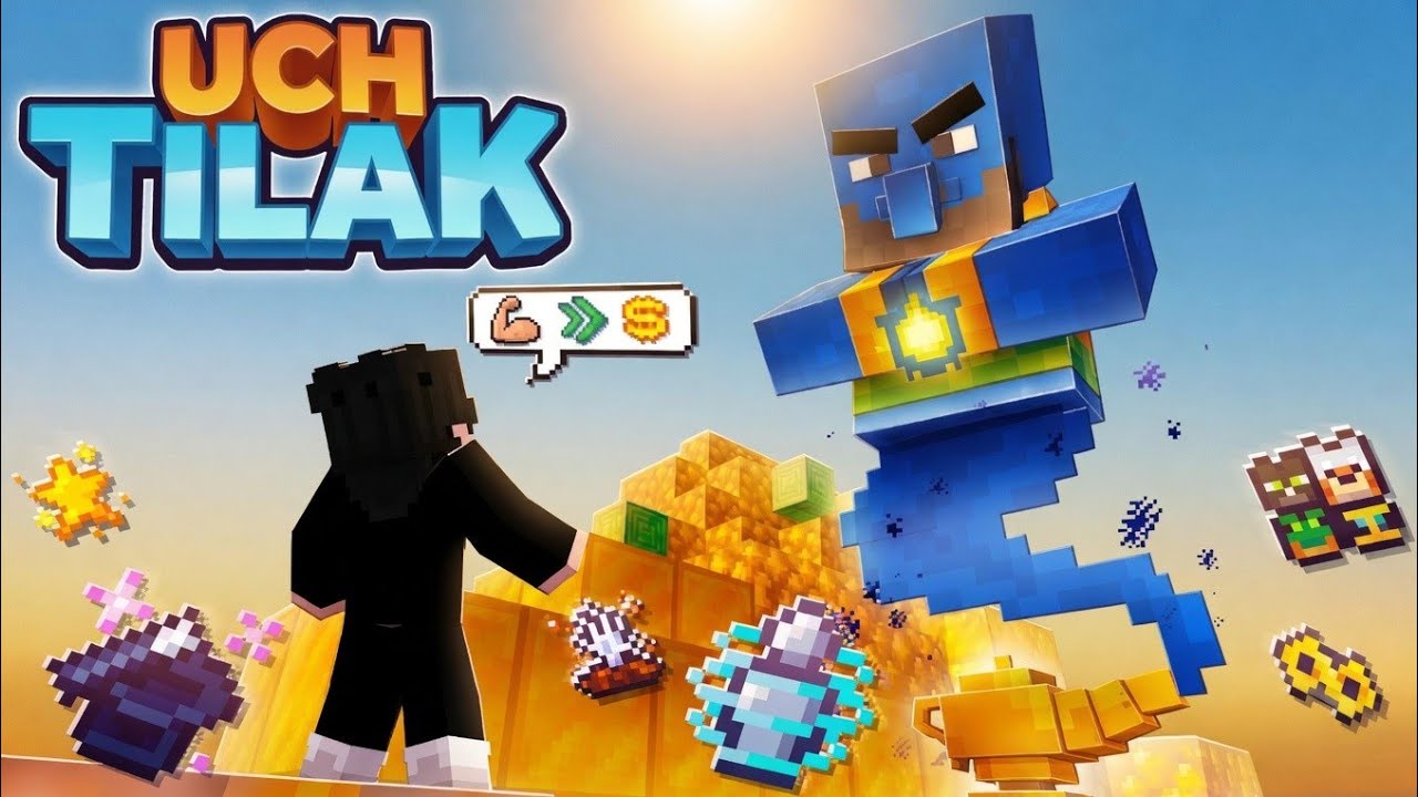 Minecraft lekin sehrli chiroq topib oldim! Uch tilak! 