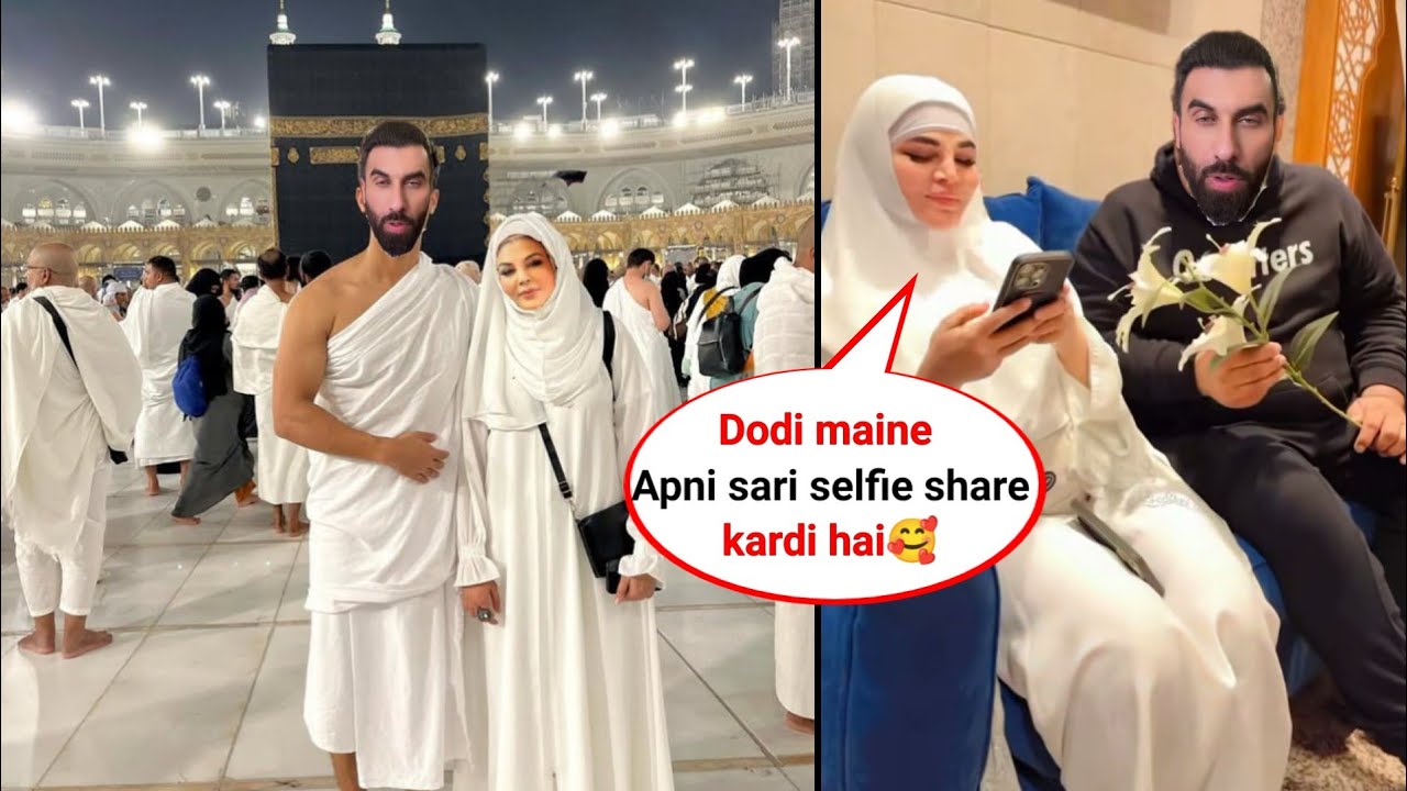 Rakhi Sawant Touches Kabaa During Performance Umrah