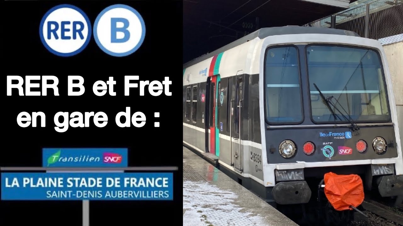 Spot à La Plaine - Stade de France sur le RER B (MI79, MI84, BB 75000, Y 8000)