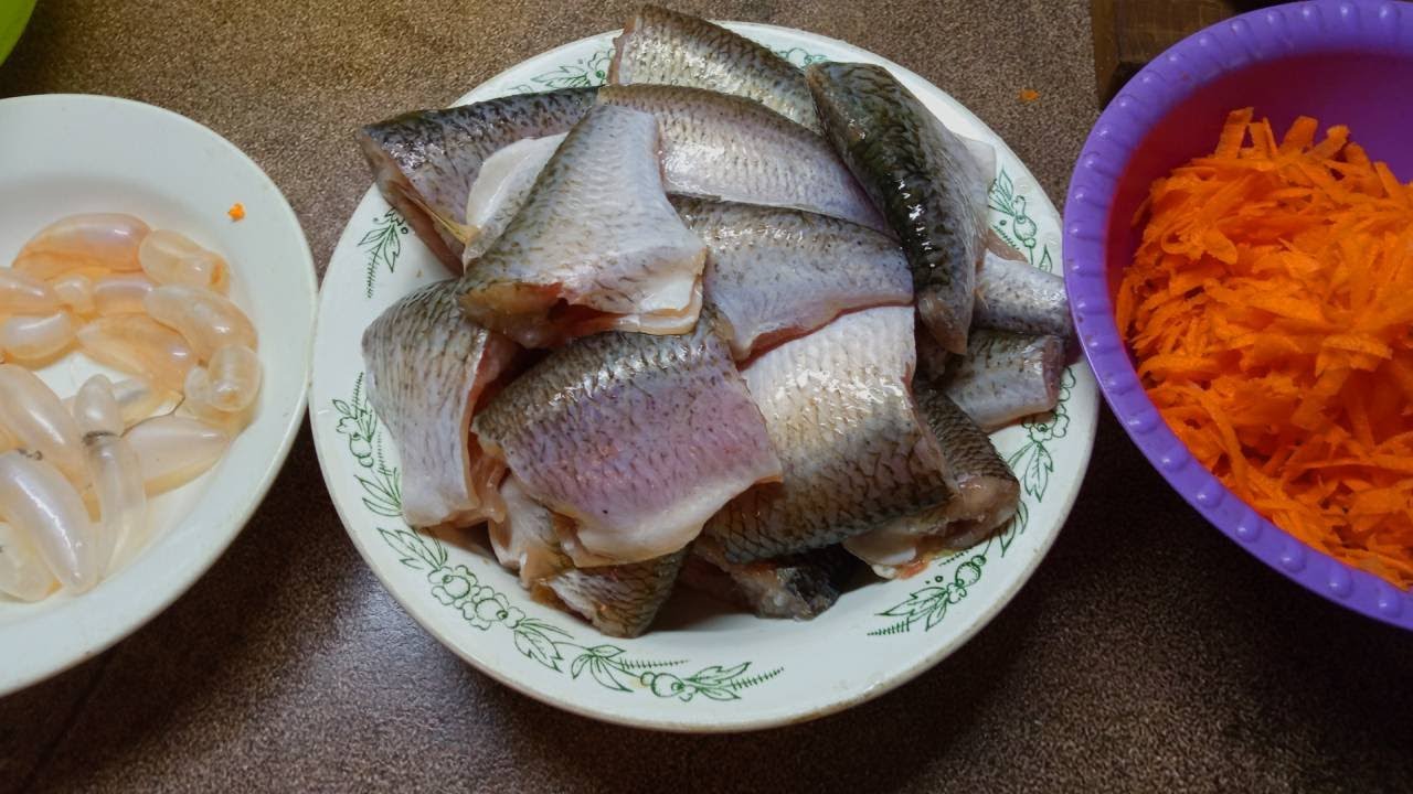 Консервы из речной рыбы без банок Самый простой и вкусный способ  Солю икру плотвы