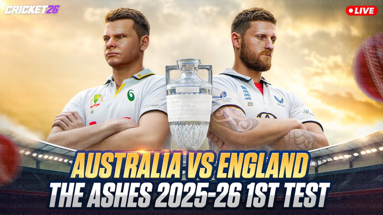 Australia vs England | The Ashes 2025-26 1st Test Day 1 LIVE | Cricket 26 Gameplay