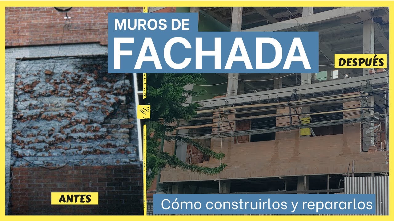 C&oacute;mo construir y/o reparar MUROS DE FACHADA | Edificio Versalles