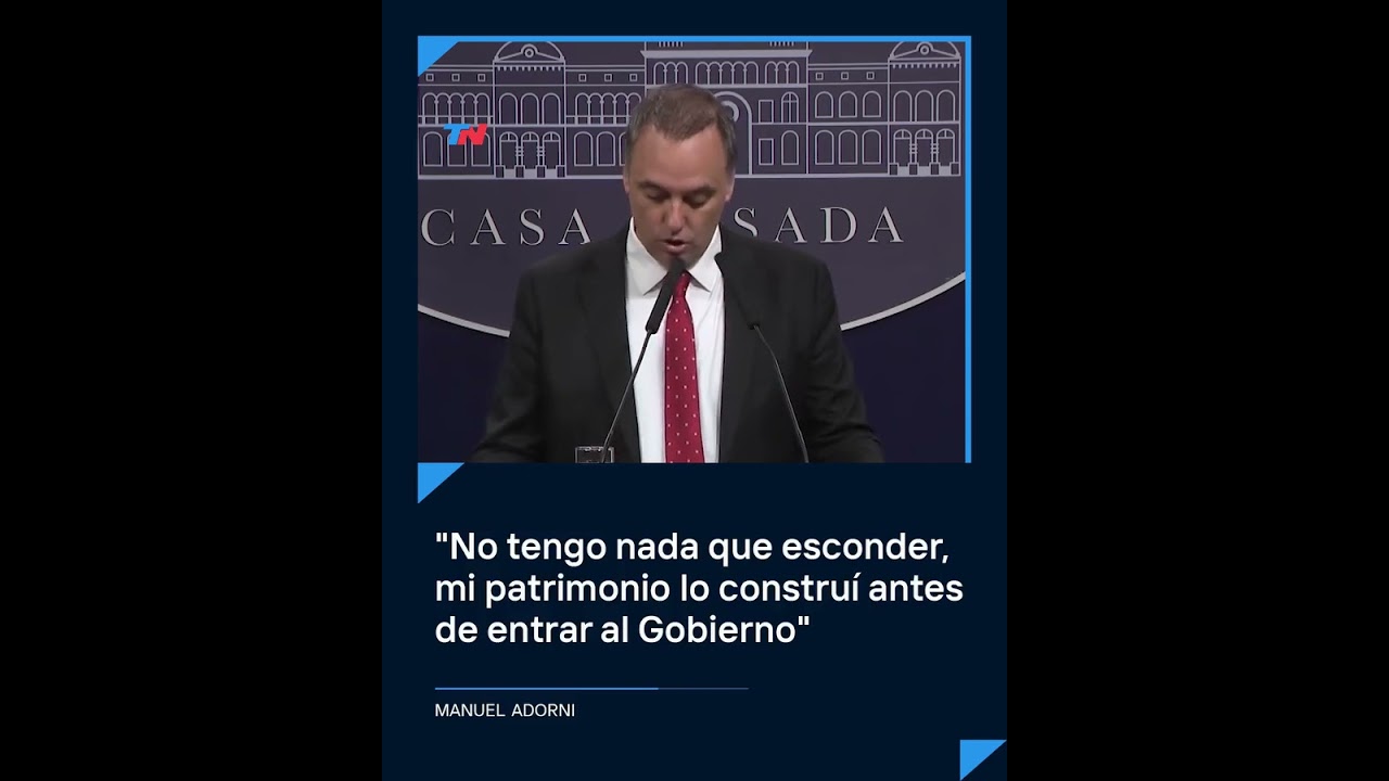 MANUEL ADORNI SE DEFENDI&Oacute; EN MEDIO DE LA POL&Eacute;MICA POR SUS VIAJES AL EXTERIOR