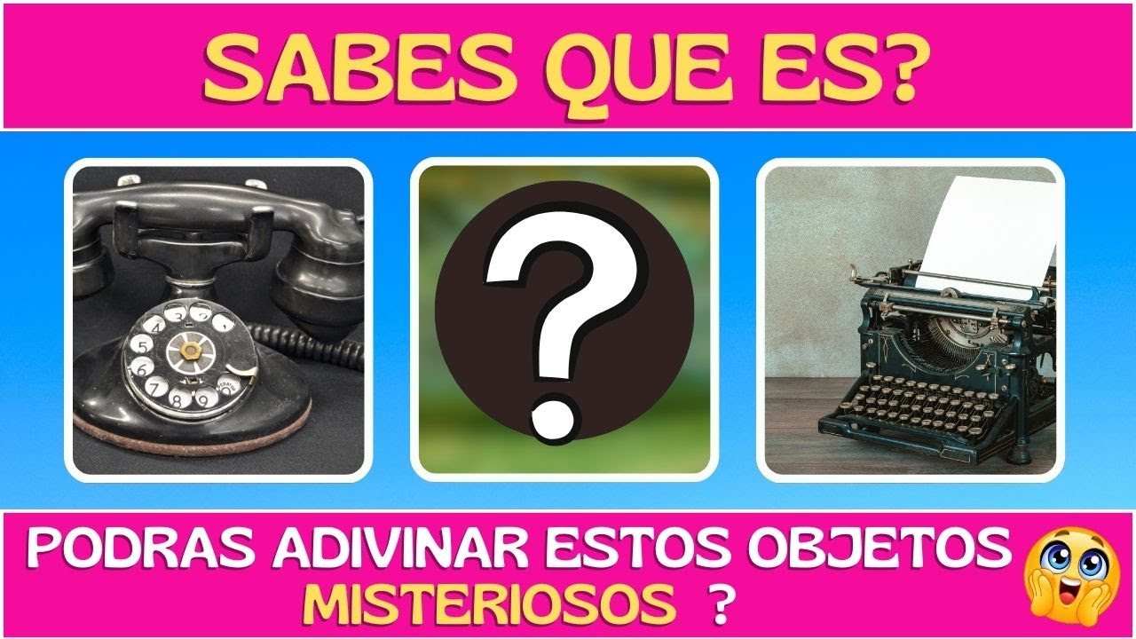 🔎 &iquest;Podr&aacute;s Adivinar Estos Objetos Misteriosos? | Reto Visual 🔮