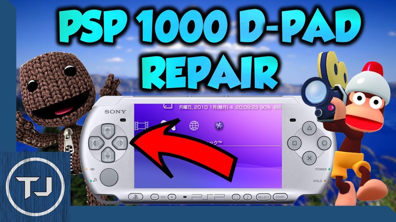 PSP 1000 Faulty D-Pad Repair (Simple Tutorial) 2017!