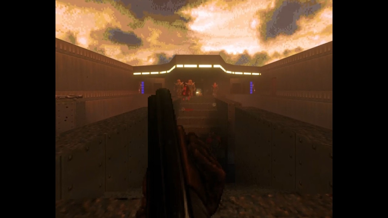 Chill Doom: Doom 2 Lvl 3 The Gantlet