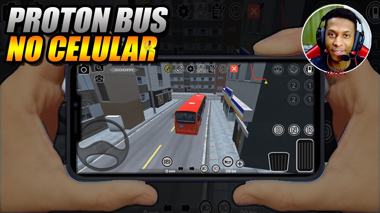 JOGANDO PROTON BUS SIMULATOR NO CELULAR !!!