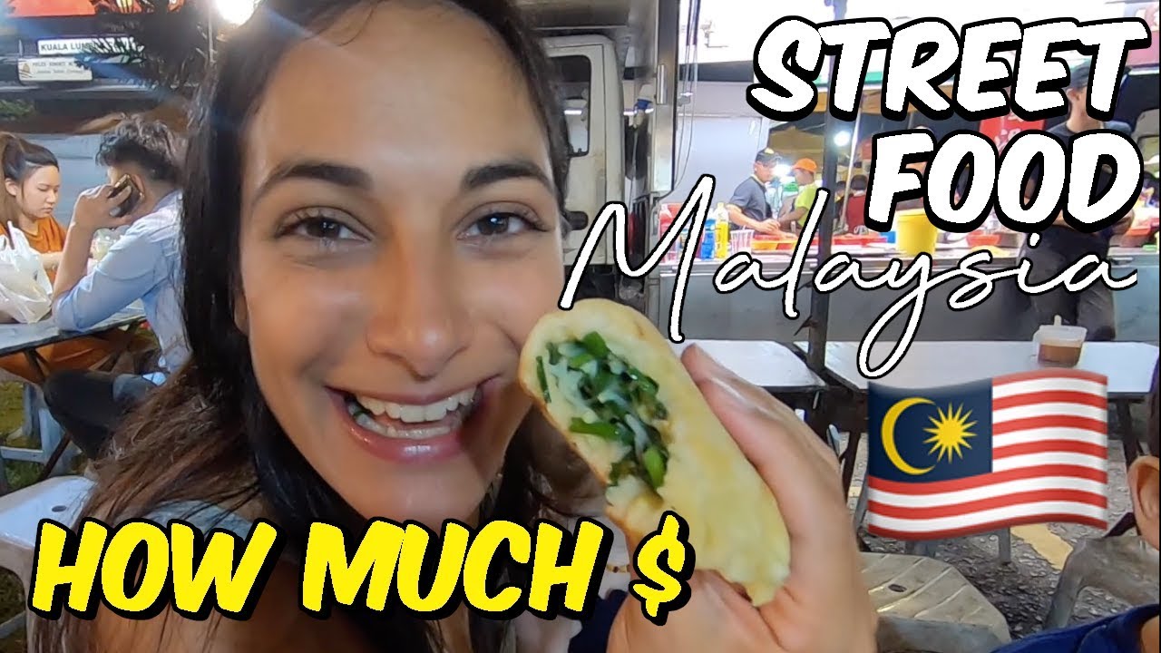 MALAYSIA - Cost of Street Food Kuala Lumpur, Malaysia | Vegetarian Food in Kuala Lumpur