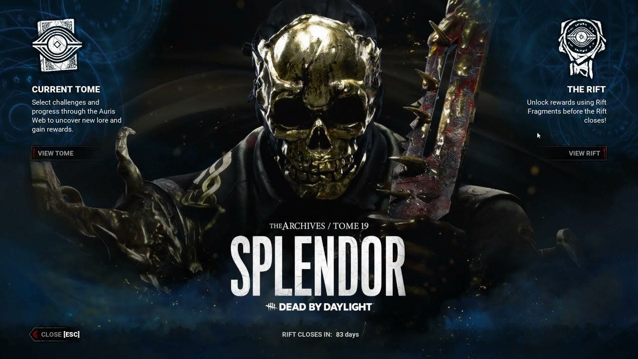 Dead by Daylight Tome 19 Skins