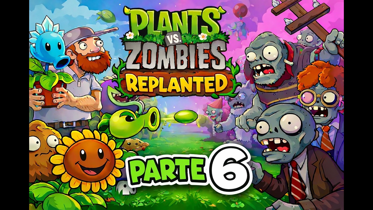 PLANTS VS ZOMBIES REPLANTED | RTX 3090 | GAMEPLAY PARTE 6 | GUIA 100% SIN COMENTARIOS