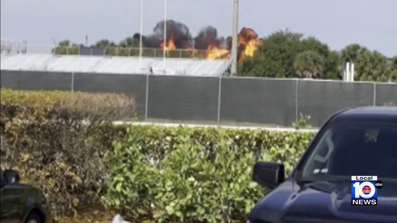 Video shows moments when plane crashed in Boca Raton leaving 3 dead, 1 injured
