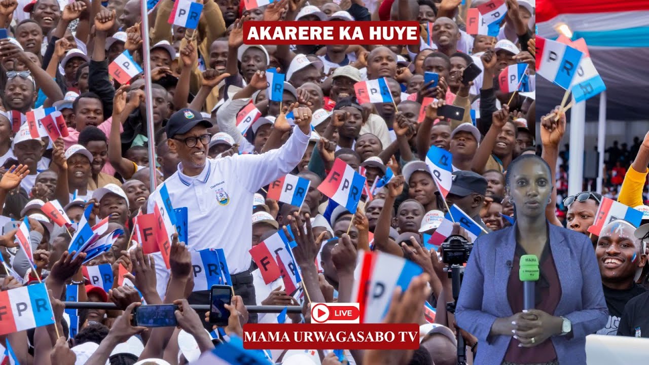 🔴LIVE: HUYE | UMUKANDIDA WA FPR INKOTANYI, PAUL KAGAME, ARI KWIYAMAMAZA KU MWANYA WA PEREZIDA