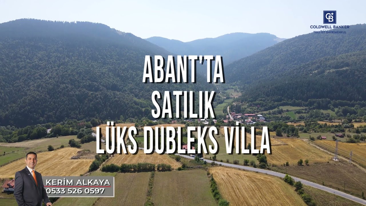 BOLU ABANTTA 5500 m² ARSA İÇERİSİNDE, 7+1 550 m²MÜSTAKİL VİLLA