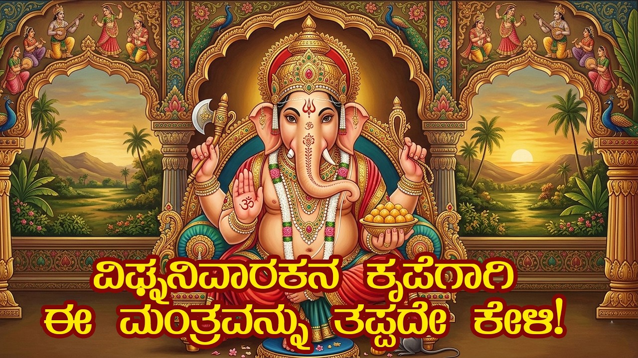 ಶ್ರೀ ಗಣೇಶ ಗಾಯತ್ರಿ ಮಂತ್ರ | ಸಕಲ ಕಾರ್ಯಗಳಲ್ಲಿ ಯಶಸ್ಸು ಪಡೆಯಲು ಪ್ರತಿದಿನ ಕೇಳಿ 🙏