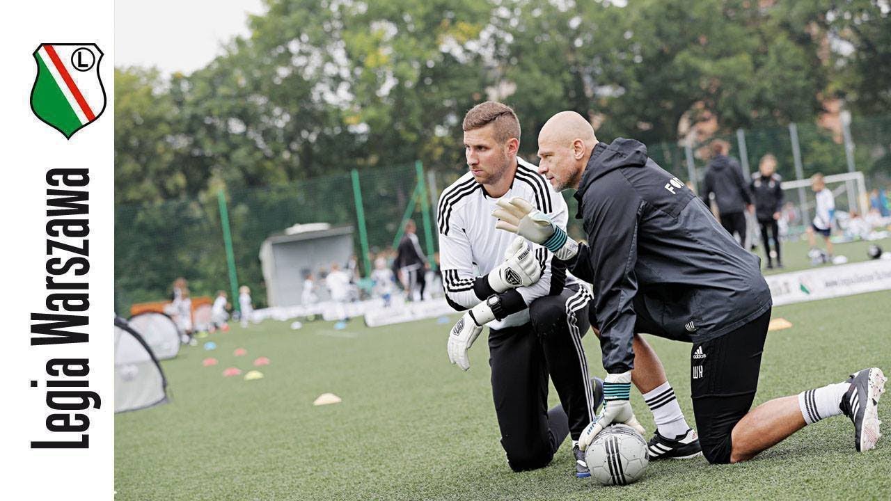 Wojtek Kowalewski z wizytą w Szkole Bramkarzy Legii