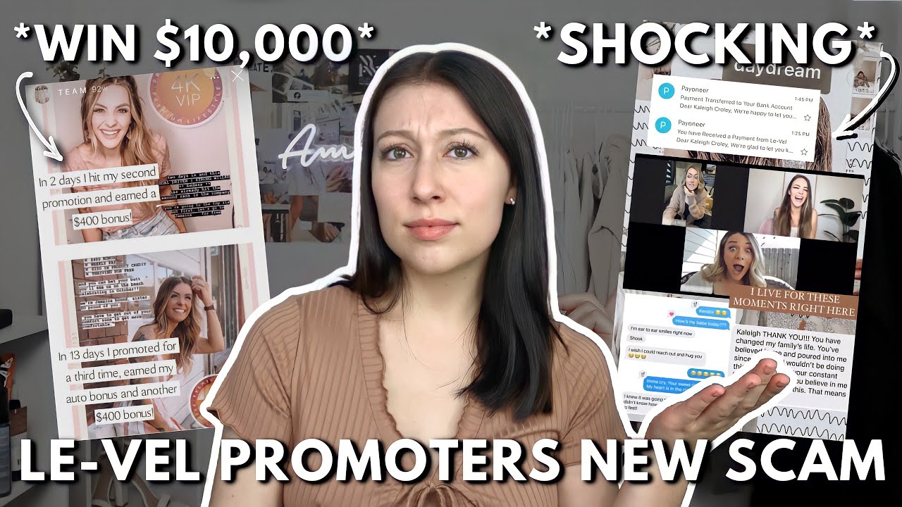 LE-VEL PROMOTERS NEW SCAM! #ANTIMLM #THRIVE
