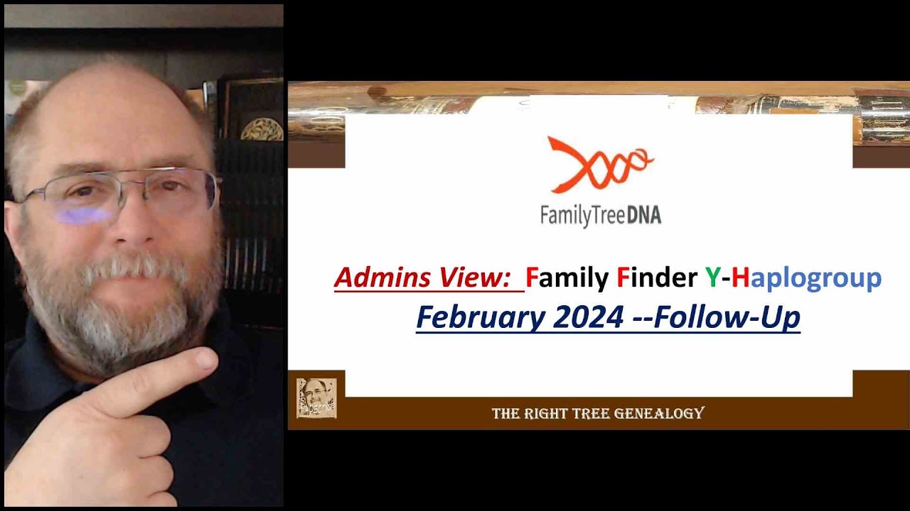 FTDNA Admin View: Follow Up!! February 2024 - Family Finder - Y Haplogroup