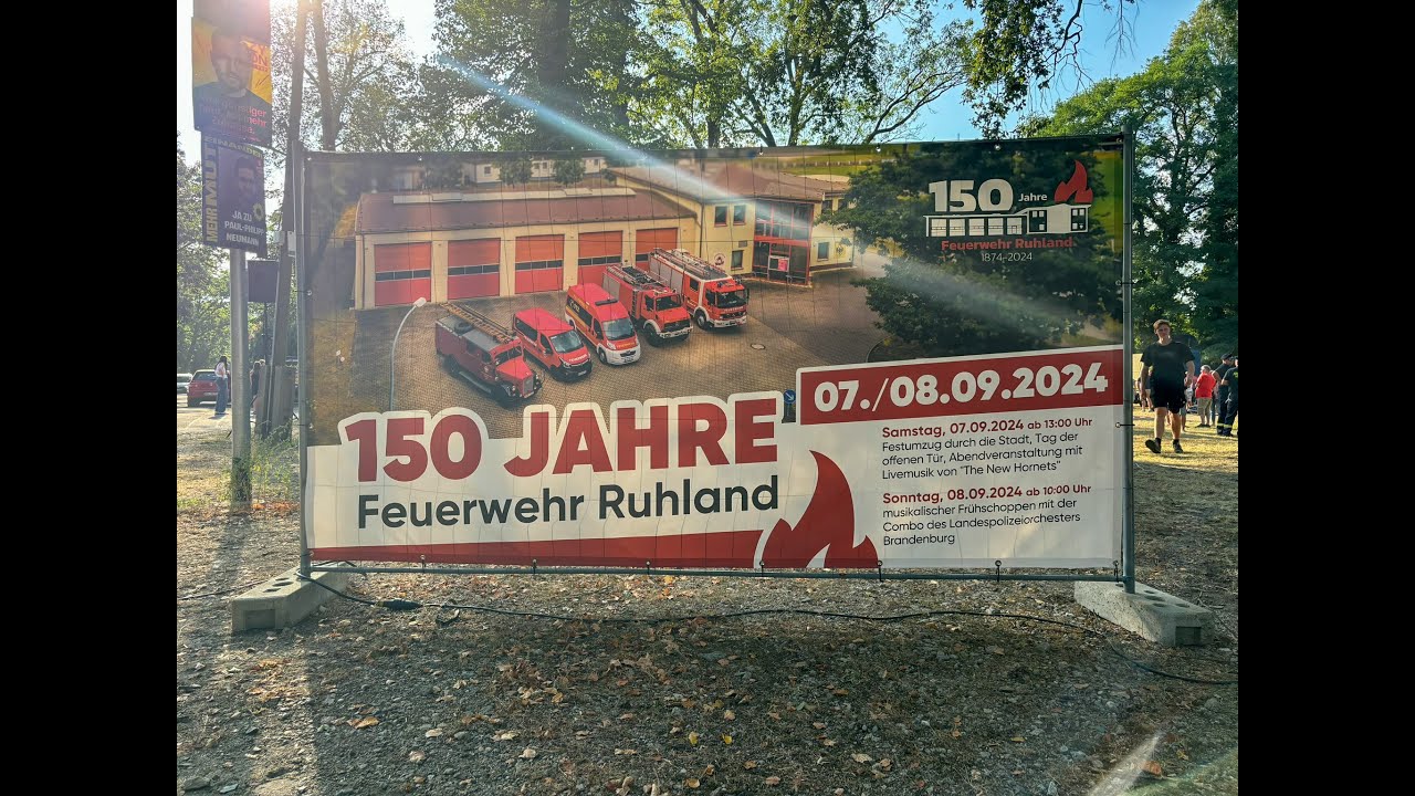 Ruhland: Festwochenende zu 150 Jahre Feuerwehr Ruhland