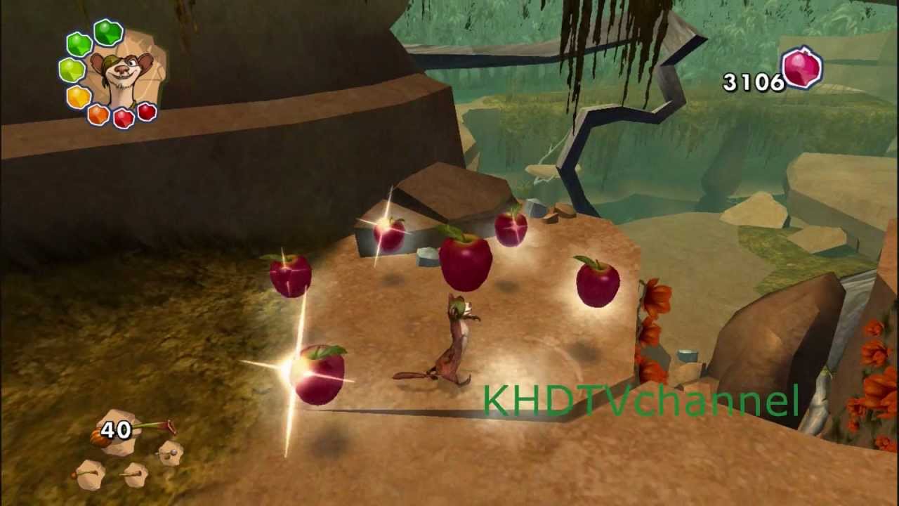 Ice Age 3 Dawn of the Dinosaurs PC Walkthrough part 8 - Tar Pit Trouble