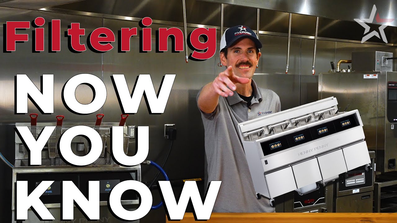 Now you know...filtering on the Henny Penny F5 Open Fryer
