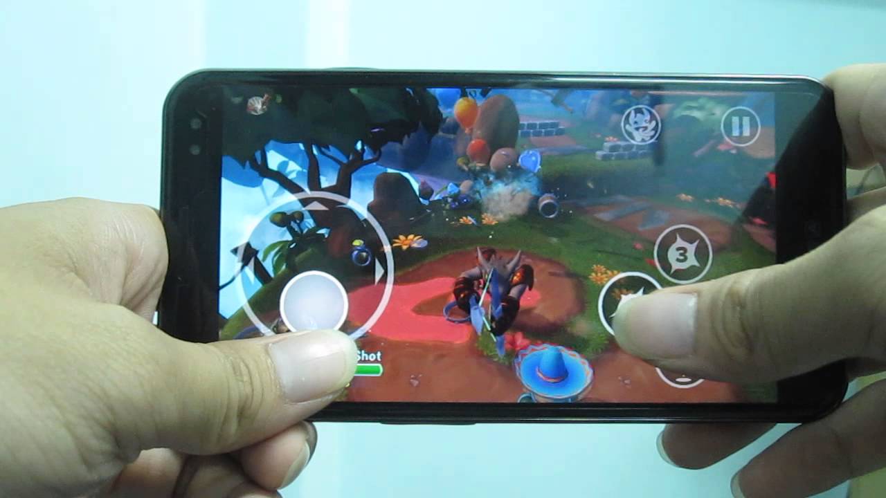 Skylanders Trap Team on an Android phone-Vega LTE-A (Gameplay Demo)