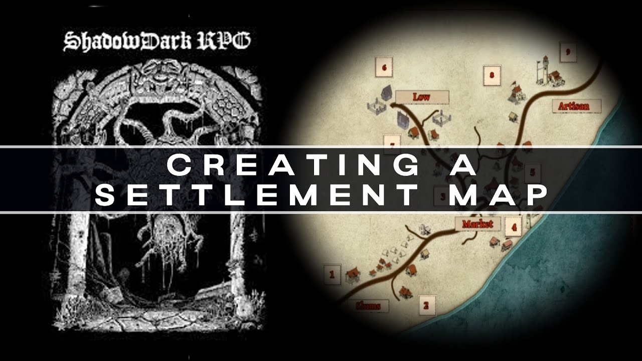 ShadowDark RPG - Creating a Settlement with random tables