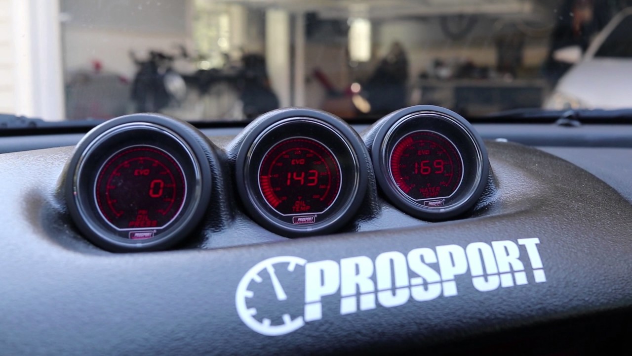 How to Install Gauges on a Mazda RX8 (Prosport Evo)