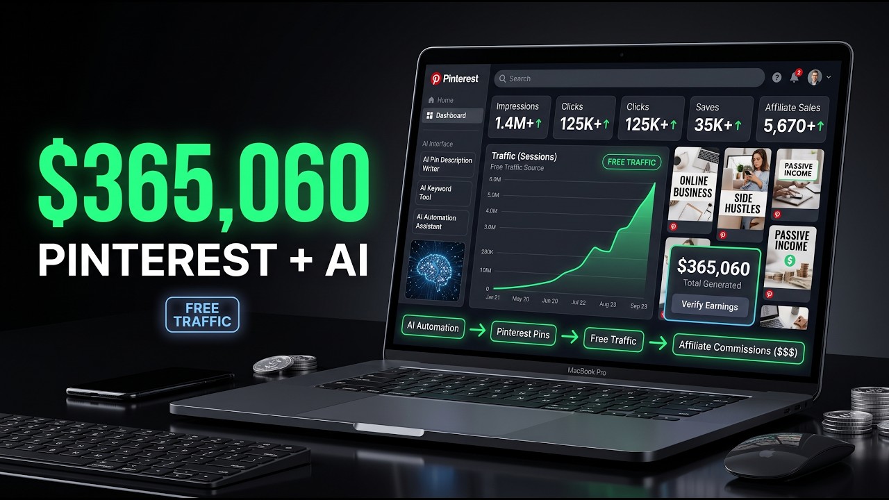 How To Start Pinterest Affiliate Marketing With AI ($365,060 Generated)