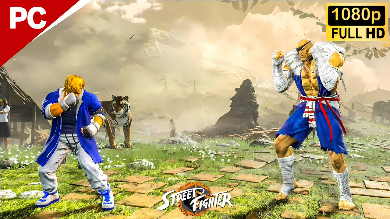Ken vs Sagat & Luke | Street Fighter 6 PC Gameplay
