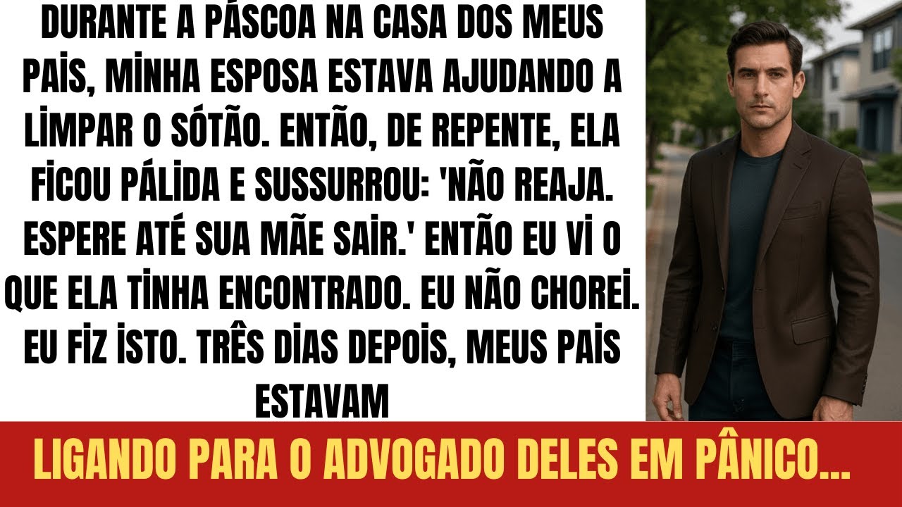 Minha Esposa Sussurrou "Não Reaja" Após Ver Isto no Sótão dos Meus Pais