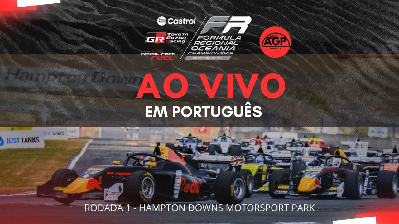 Fórmula Regional Oceania AO VIVO! | Corrida 2 | Hampton downs | CTFROT 1° Etapa (PT-BR)
