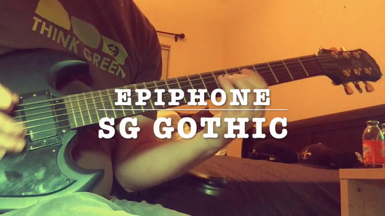 EPIPHONE SG GOTH - EMG 81 / 85 - Yamaha THR10x