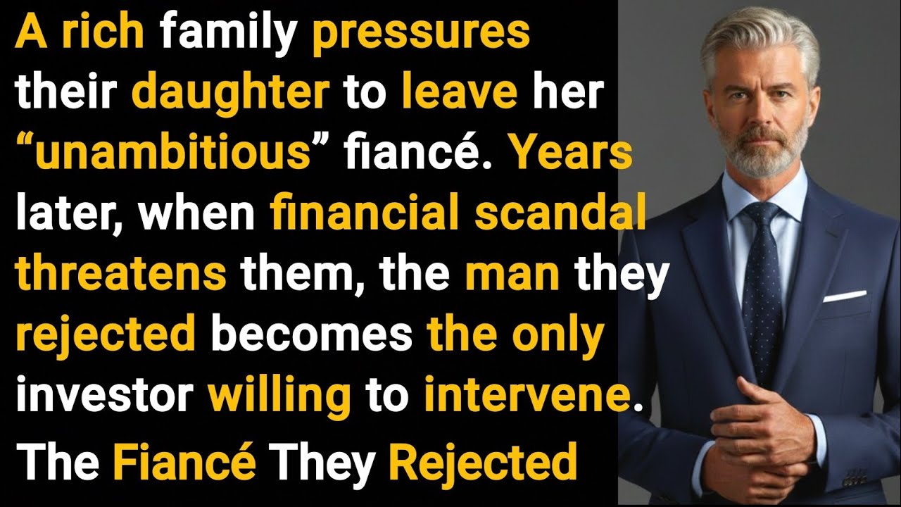 I Rejected My Daughter’s ‘Unambitious’ Fiancé… Then He Bought My Company