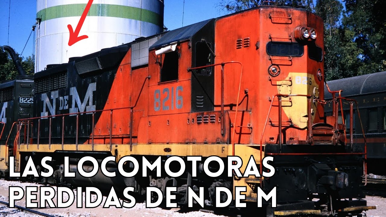 Encontramos las locomotoras perdidas de Nacionales de M&eacute;xico. (EMD GP35)