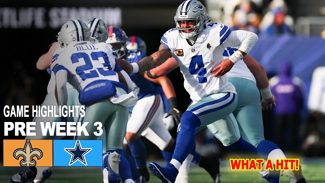 New Orleans Saints vs Dallas Cowboys | Full Game Highlights | NFL 2026 Week 3 Preseason  Aug 28,2026