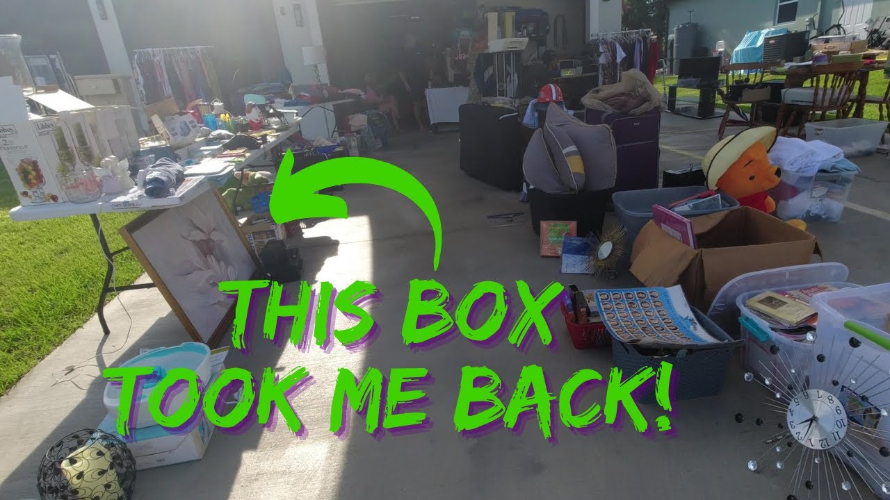 This Garage Sale Took Me Back To The Good Days!