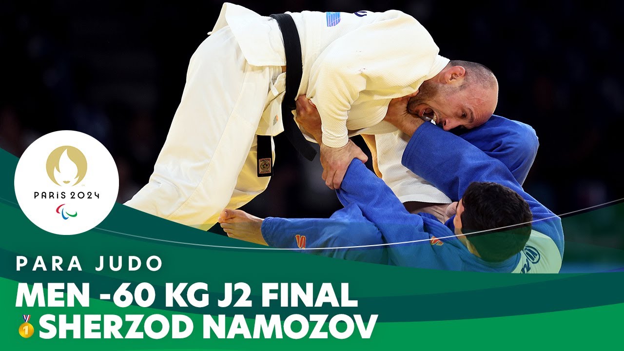🇺🇿 Шерзод Намозов из Узбекистана завоевал золото в финале J2 среди мужчин до 60 кг | Паралимпийск...