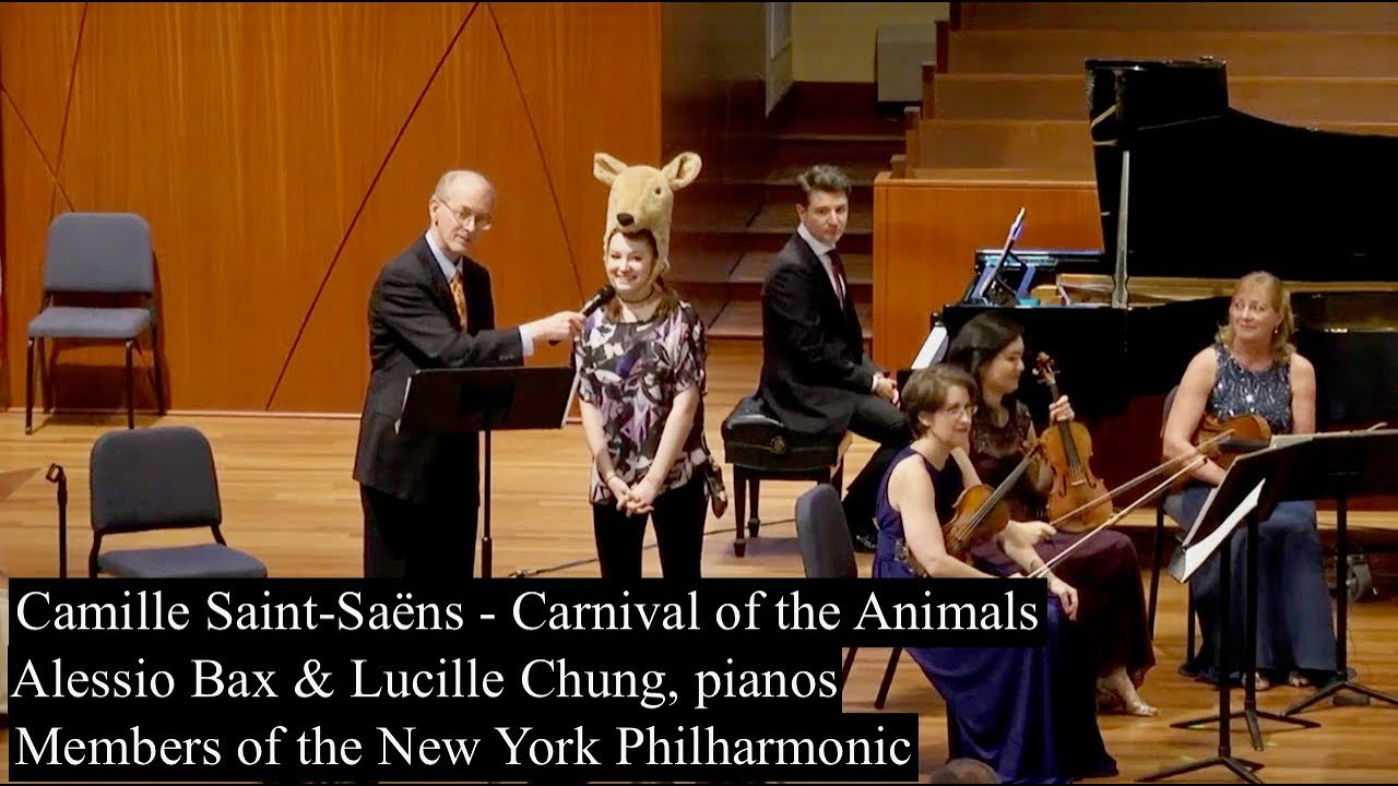 Carnival of the Animals: Alessio Bax & Lucille Chung, pianos; New York Philharmonic Members