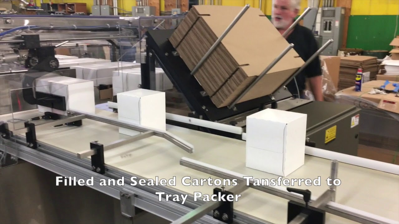 Complete Econocorp Beverage Line including Econocorp Beverage Spartan and Tray Packer