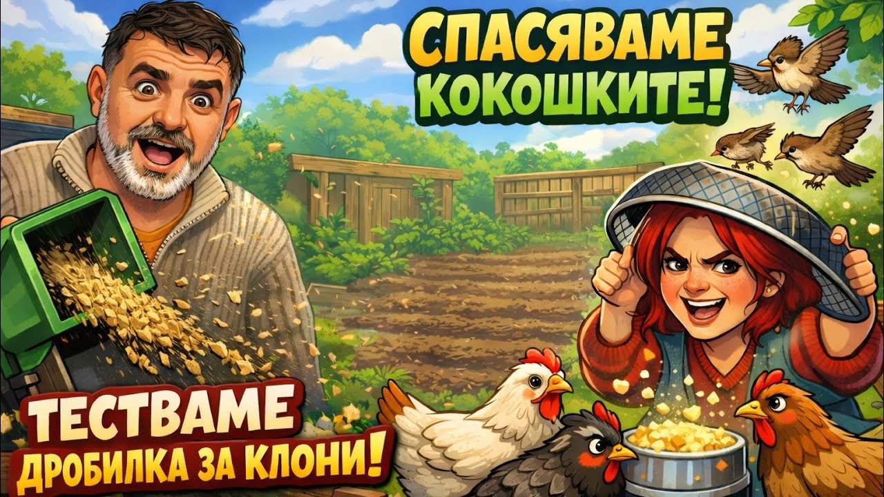 От Германия в България на село | Борим се с кашлица, дробим клони, разсад и спасихме кокошките 🐔 