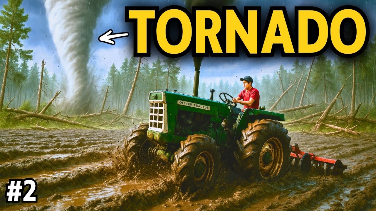 IDZIE TORNADO, a m&oacute;j TRAKTOR SIĘ ZAKOPAŁ W BŁOCIE 🔥 0$ START BEZ LEASINGU #2