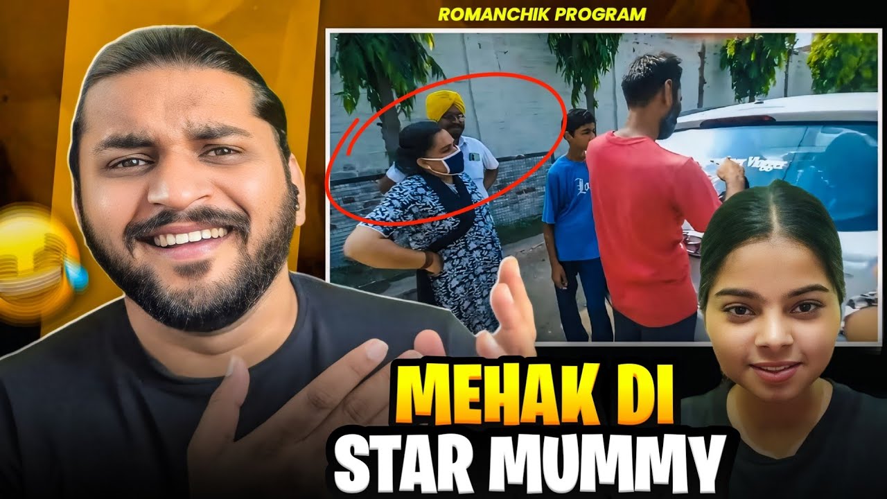 Mehak Di Star Mummy Mask Wali Mummy Daddy Reveal