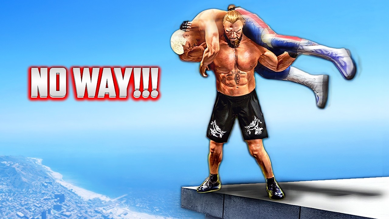 GTA 5 WWE Ragdoll Fails #2 Chair Shot OFF A SKYSCRAPER! (Euphoria Physics)