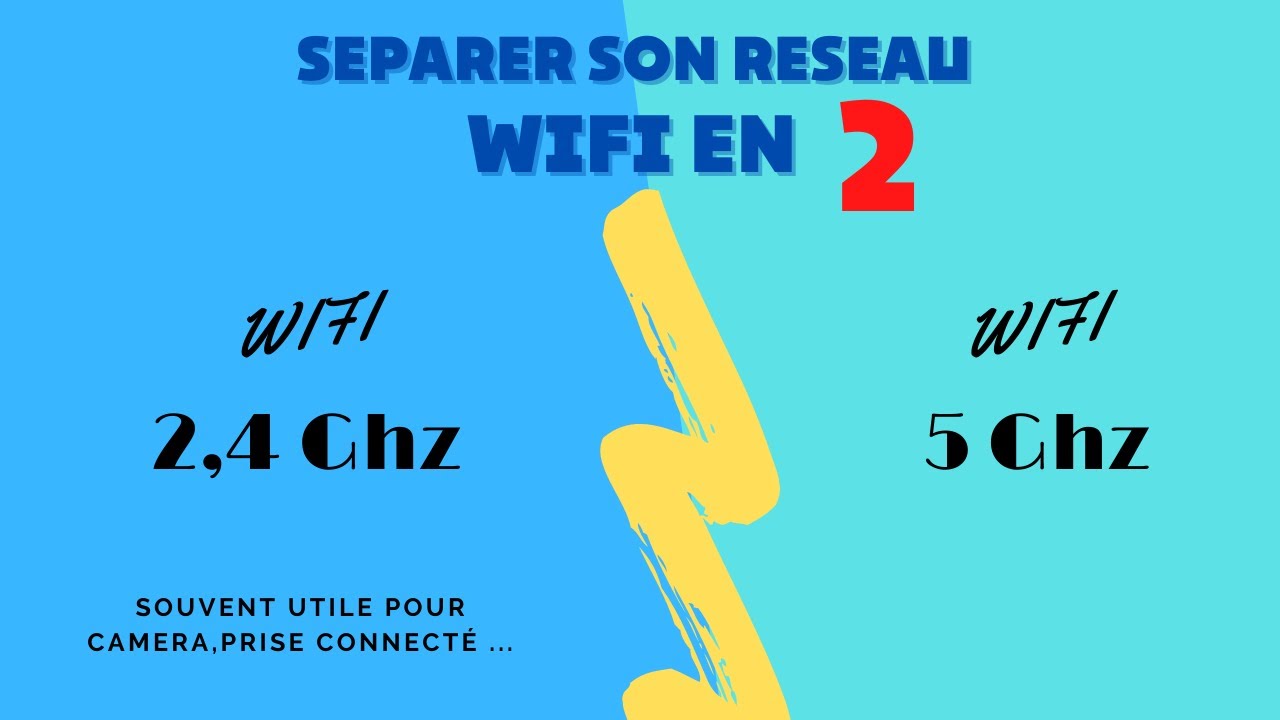 TUTO WIFI 2,4 Ghz : COMMENT SEPARER SON RESEAU WIFI EN 2 (5Ghz/2,4Ghz)