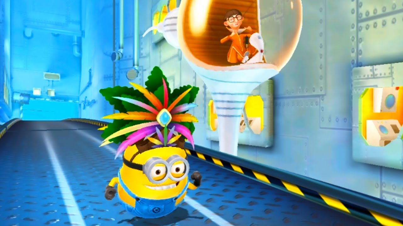 Carnival Jerry Minion in lvl 512 - Throw 35 Drones at VECTOR ! Minion rush game 2K