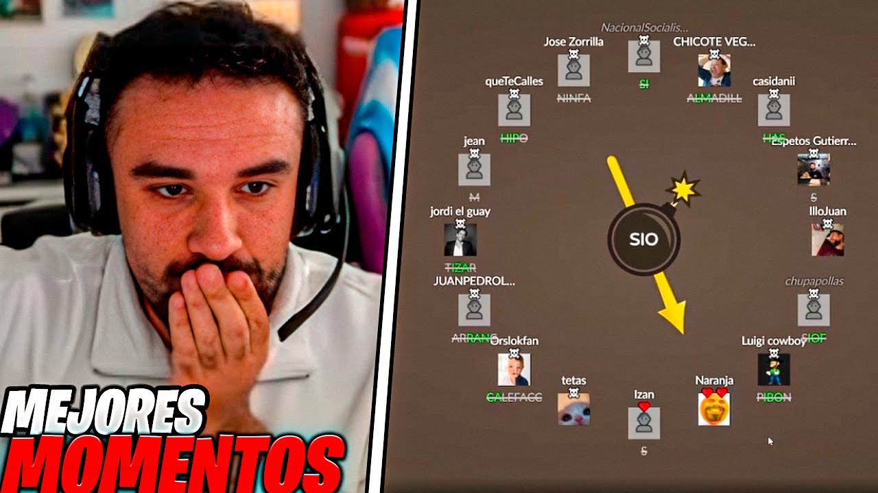 &iexcl;MEJORES MOMENTOS DE ILLOJUAN JUGANDO BOMB PARTY! | PARTIDA EPICA