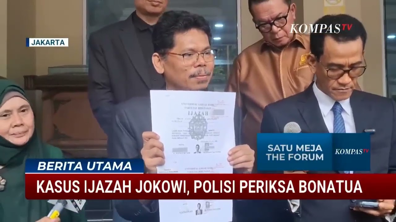 Diperiksa sebagai Saksi, Bonatua Silalahi Bawa Salinan Ijazah Jokowi Tanpa Sensor ke Polda Metro