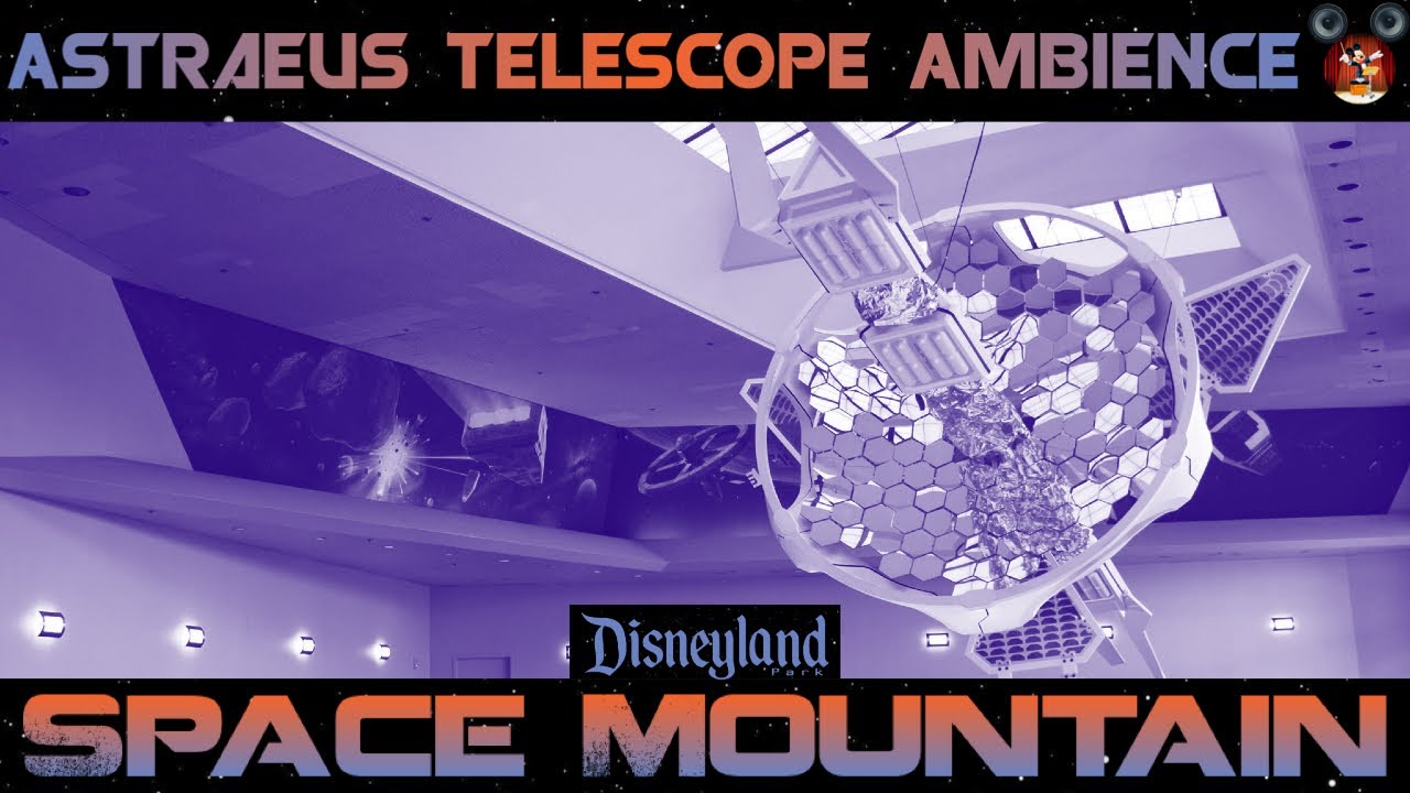 Space Mountain - Indoor Queue Music & Ambience [Astraeus Telescope Room] | Disneyland Park