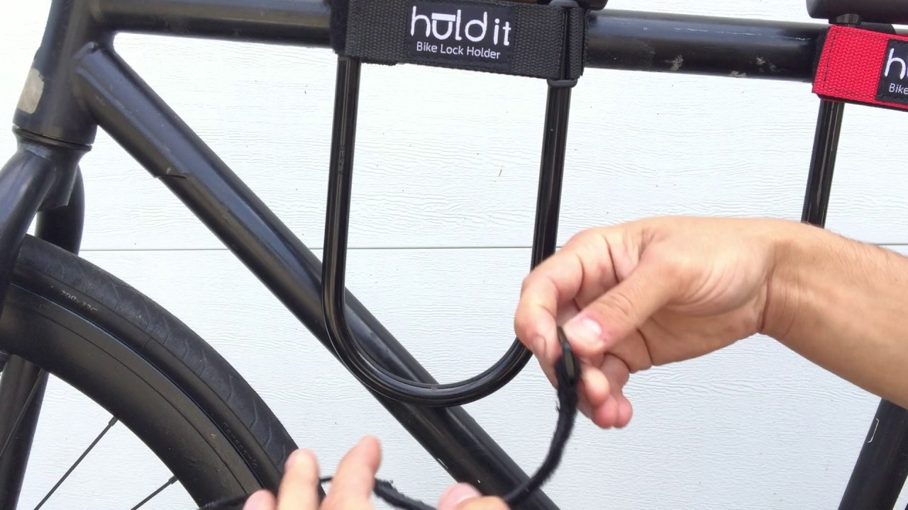 How To Install The Huldit Bike Lock Holder